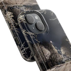 Winter Night Snow Road Magnetic Impact-Resistant Phone Case
