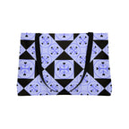 Weekender Tote Bag — Lavender Geometric Tile Pattern Beach & Travel Tote
