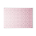 Pink Heart Pattern Glass Cutting Board — Decorative Kitchen Chopping Board