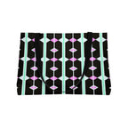 Weekender Tote Bag — Retro Geometric Black & Pastel Diamond Pattern