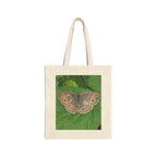 Canvas Tote Bag — Nature Photo Prints (Forest Lake & Brown Butterfly)