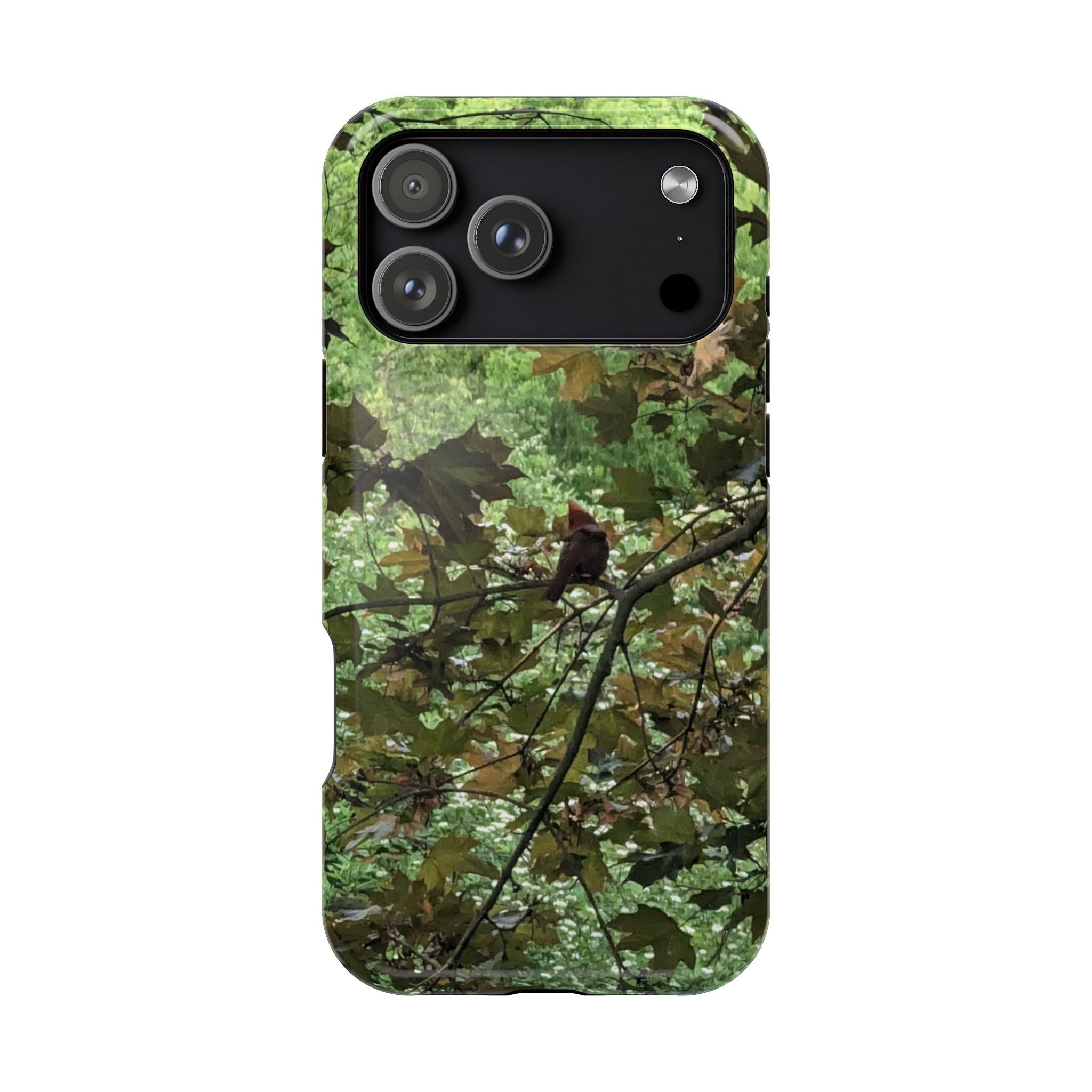 Camo Woodland Phone Case — Magnetic Impact‑Resistant iPhone Cover
