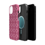 Pink Vintage Hearts Magnetic Impact-Resistant Phone Case