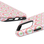 Pink Retro Circles Magnetic Impact-Resistant Phone Case