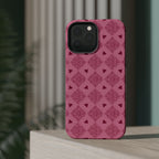 Pink Vintage Hearts Magnetic Impact-Resistant Phone Case