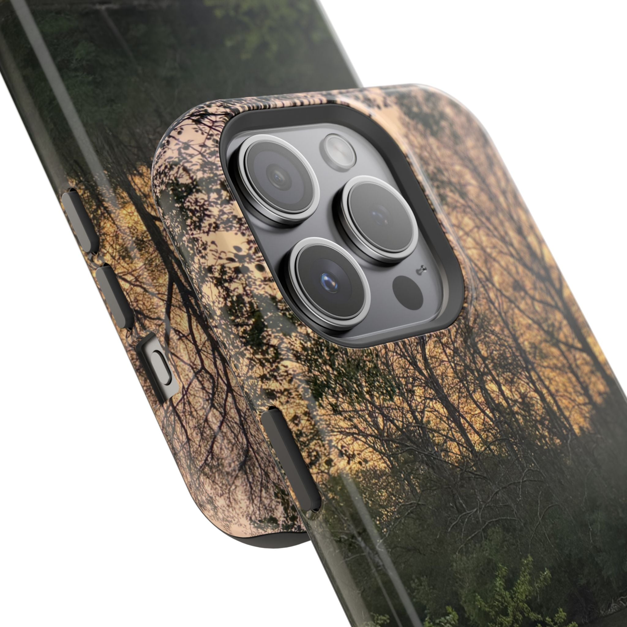 Nature River Sunset Phone Case — Magnetic Impact‑Resistant