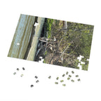Heron Shoreline Jigsaw Puzzle with Tin – Nature Wildlife Puzzle