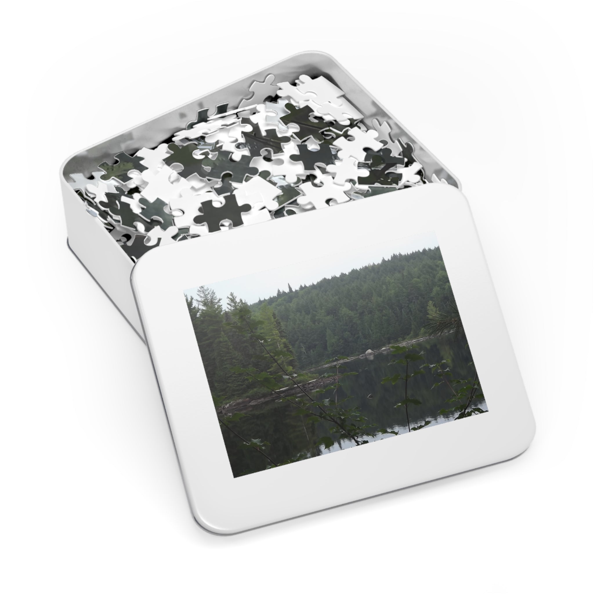 Lake Forest Landscape Jigsaw Puzzle