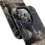 Winter Night Snow Road Magnetic Impact-Resistant Phone Case