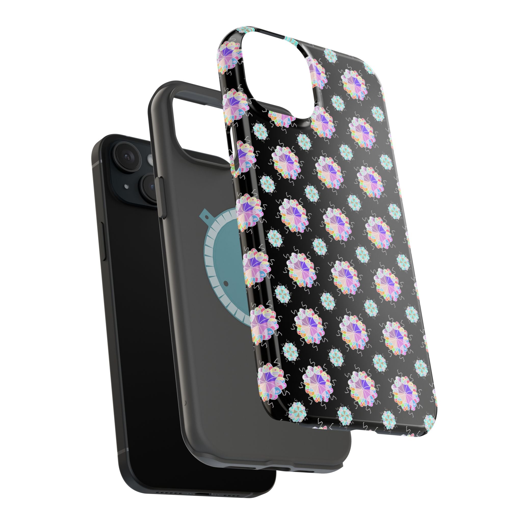 Floral Mosaic Magnetic Impact Phone Case