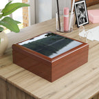 Lake Reflection Jewelry Box — Scenic Forest Lake Keepsake Box