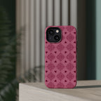 Pink Vintage Hearts Magnetic Impact-Resistant Phone Case
