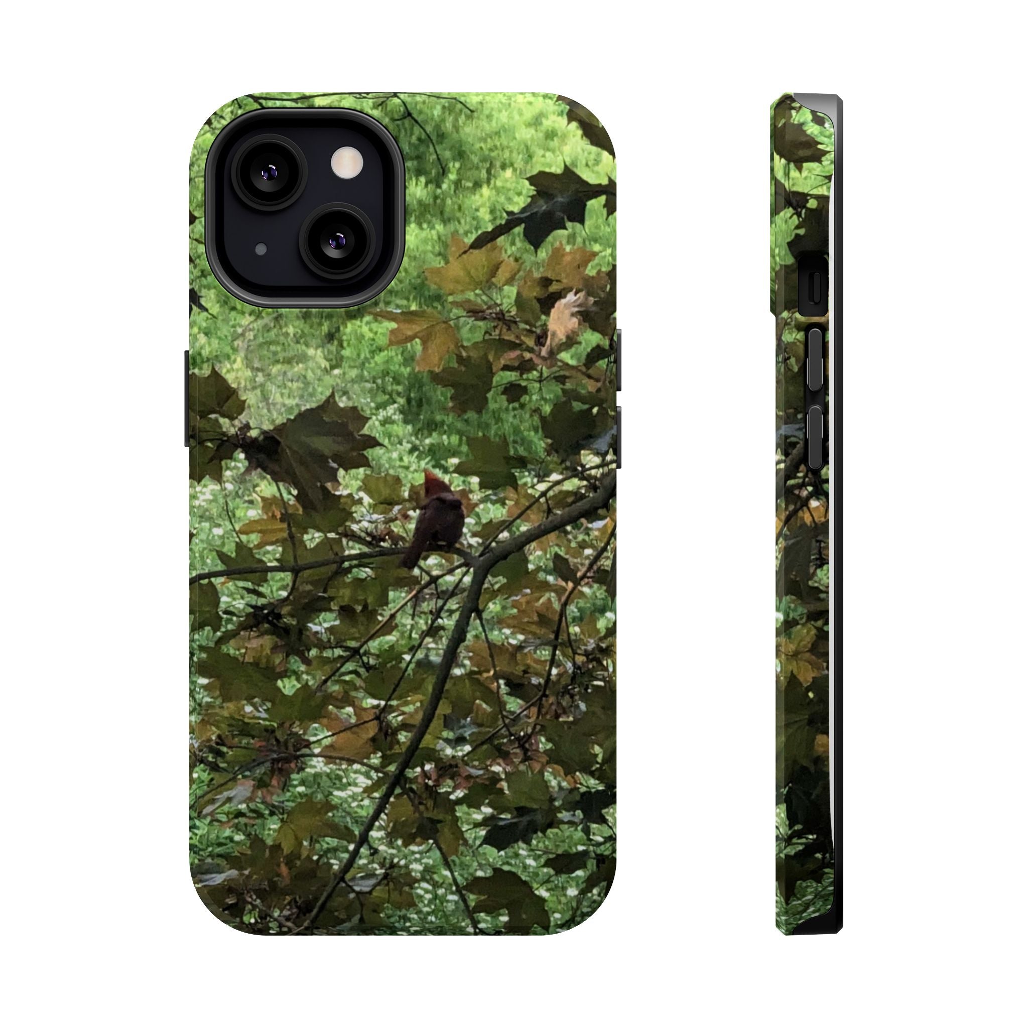 Camo Woodland Phone Case — Magnetic Impact‑Resistant iPhone Cover