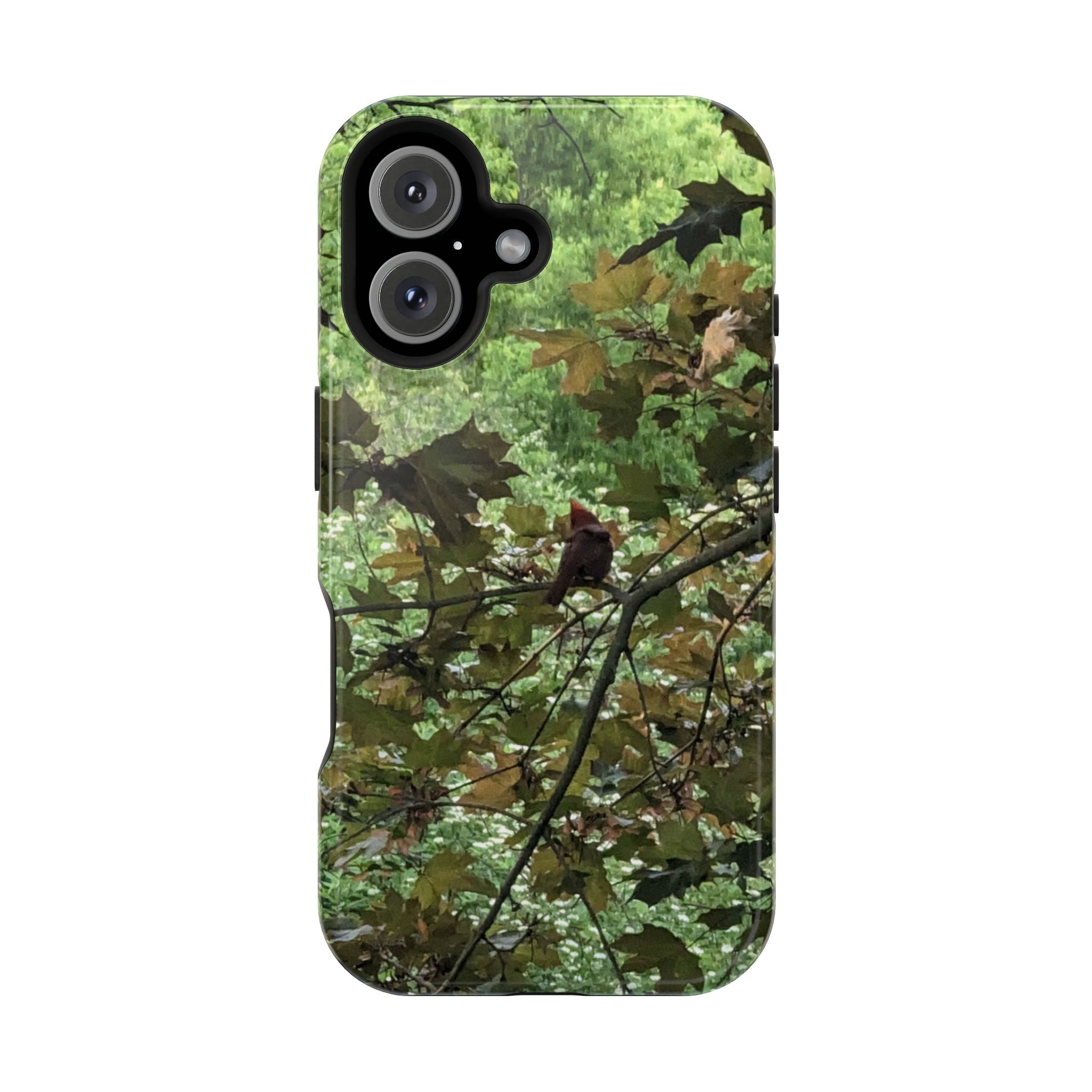 Camo Woodland Phone Case — Magnetic Impact‑Resistant iPhone Cover