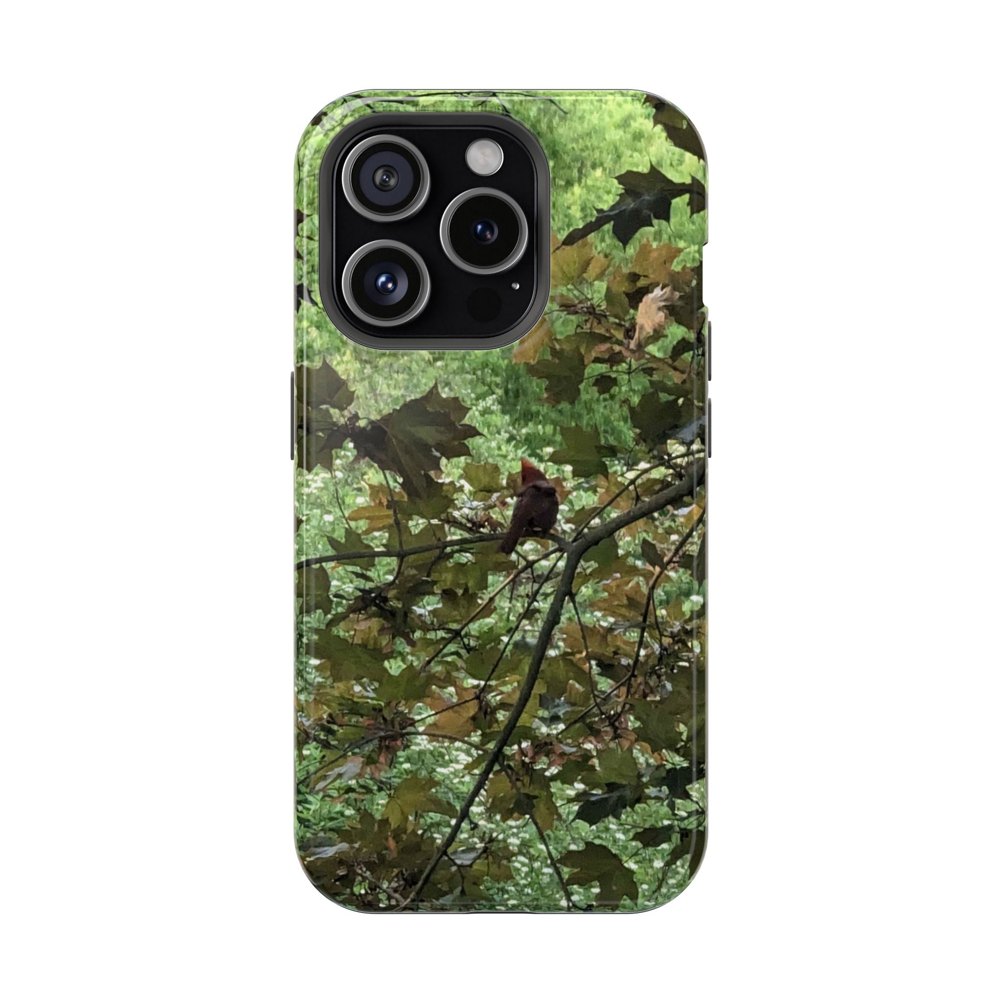 Camo Woodland Phone Case — Magnetic Impact‑Resistant iPhone Cover