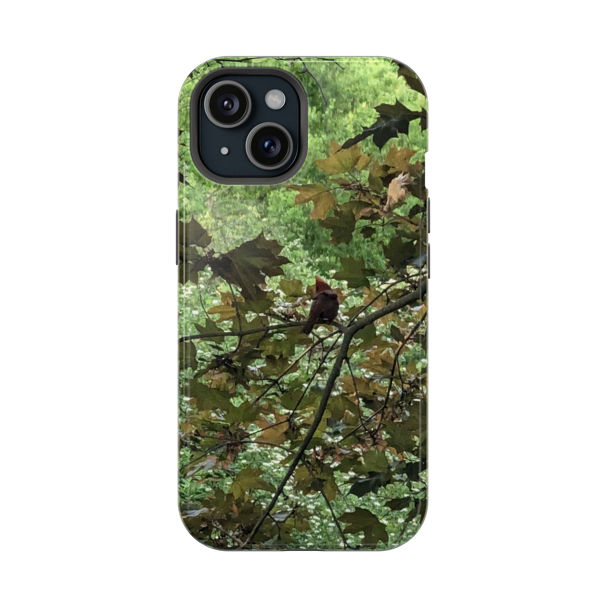 Camo Woodland Phone Case — Magnetic Impact‑Resistant iPhone Cover