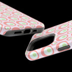 Pink Retro Circles Magnetic Impact-Resistant Phone Case