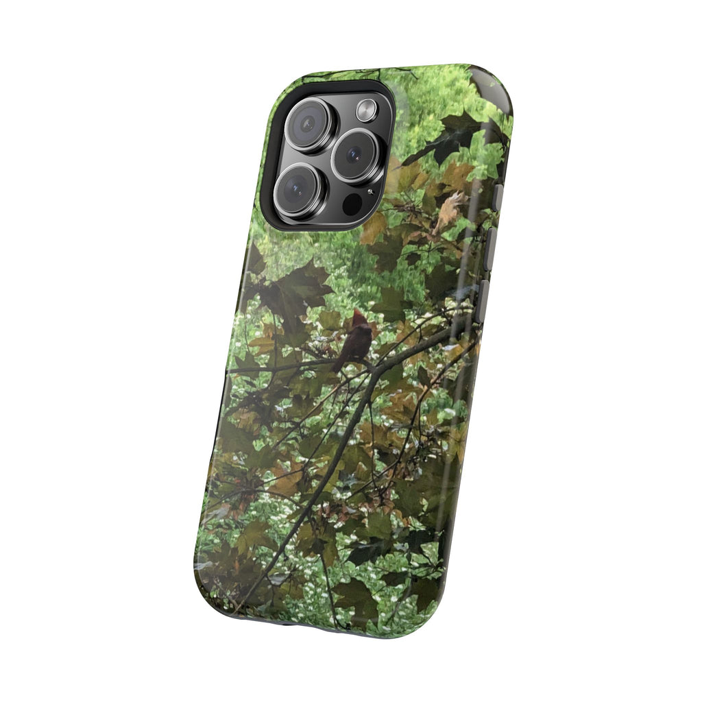 Camo Woodland Phone Case — Magnetic Impact‑Resistant iPhone Cover