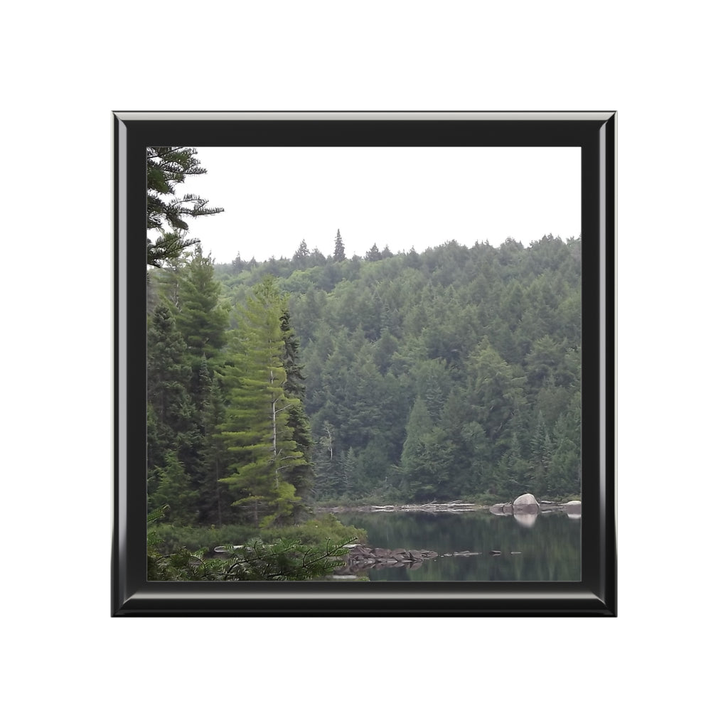 Forest Lake Jewelry Box – Scenic Nature Keepsake Box