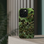 Camo Woodland Phone Case — Magnetic Impact‑Resistant iPhone Cover