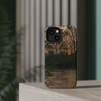 Nature River Sunset Phone Case — Magnetic Impact‑Resistant
