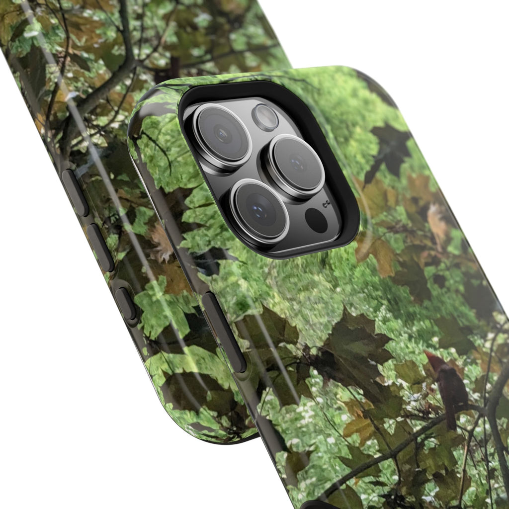 Camo Woodland Phone Case — Magnetic Impact‑Resistant iPhone Cover