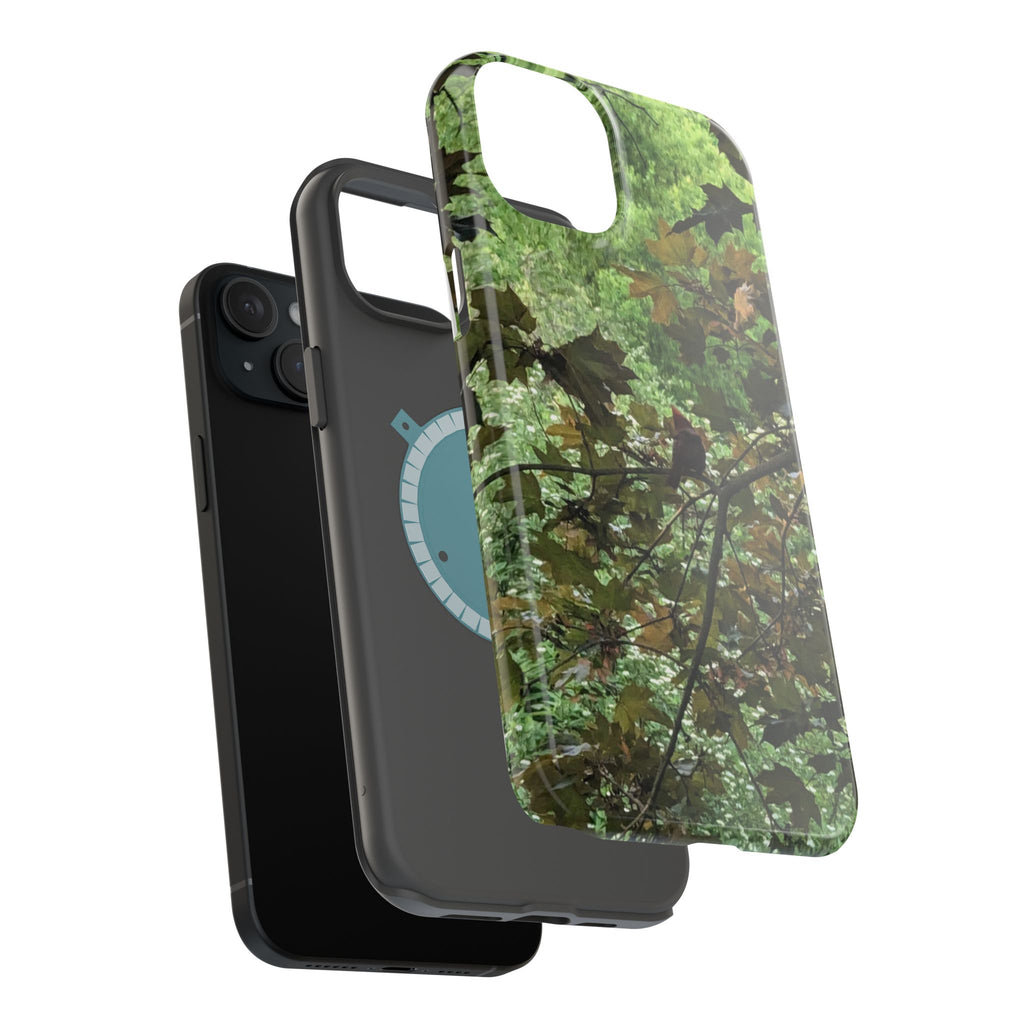 Camo Woodland Phone Case — Magnetic Impact‑Resistant iPhone Cover