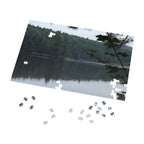 Lake Reflection Jigsaw Puzzle (with Tin) — Tranquil Forest Landscape Puzzle