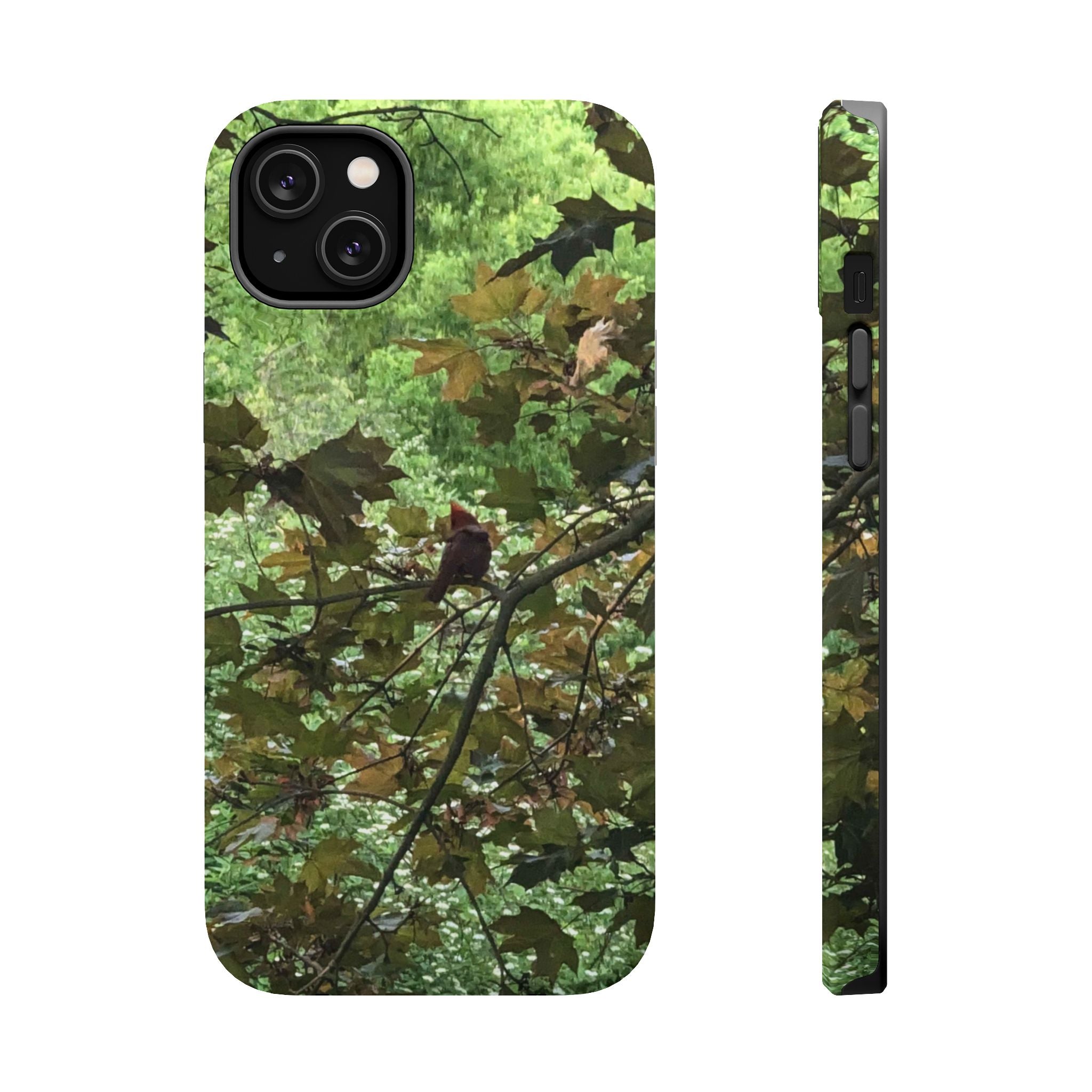 Camo Woodland Phone Case — Magnetic Impact‑Resistant iPhone Cover