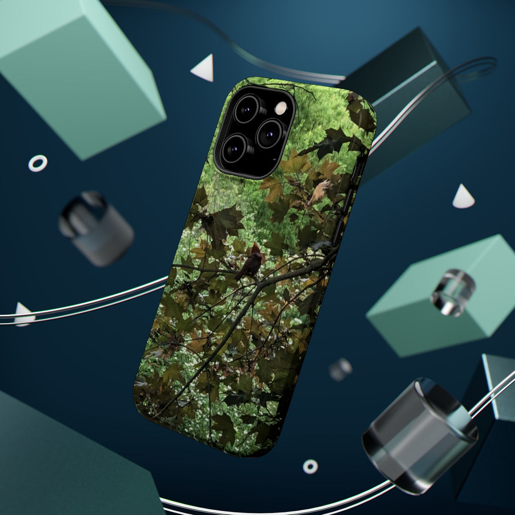 Camo Woodland Phone Case — Magnetic Impact‑Resistant iPhone Cover