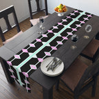 Geometric Pastel Diamond Table Runner