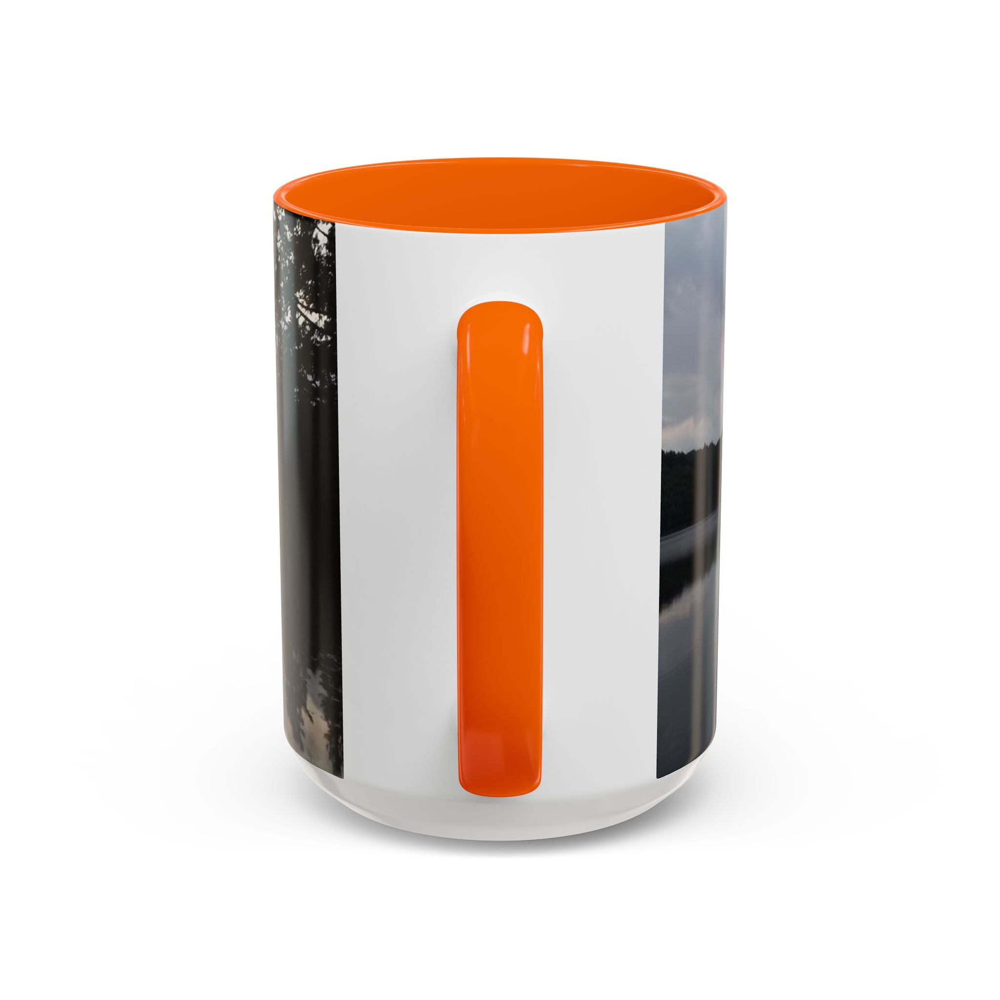 Lake Sunset Accent Coffee Mug — Scenic Reflection Photography 11/15oz