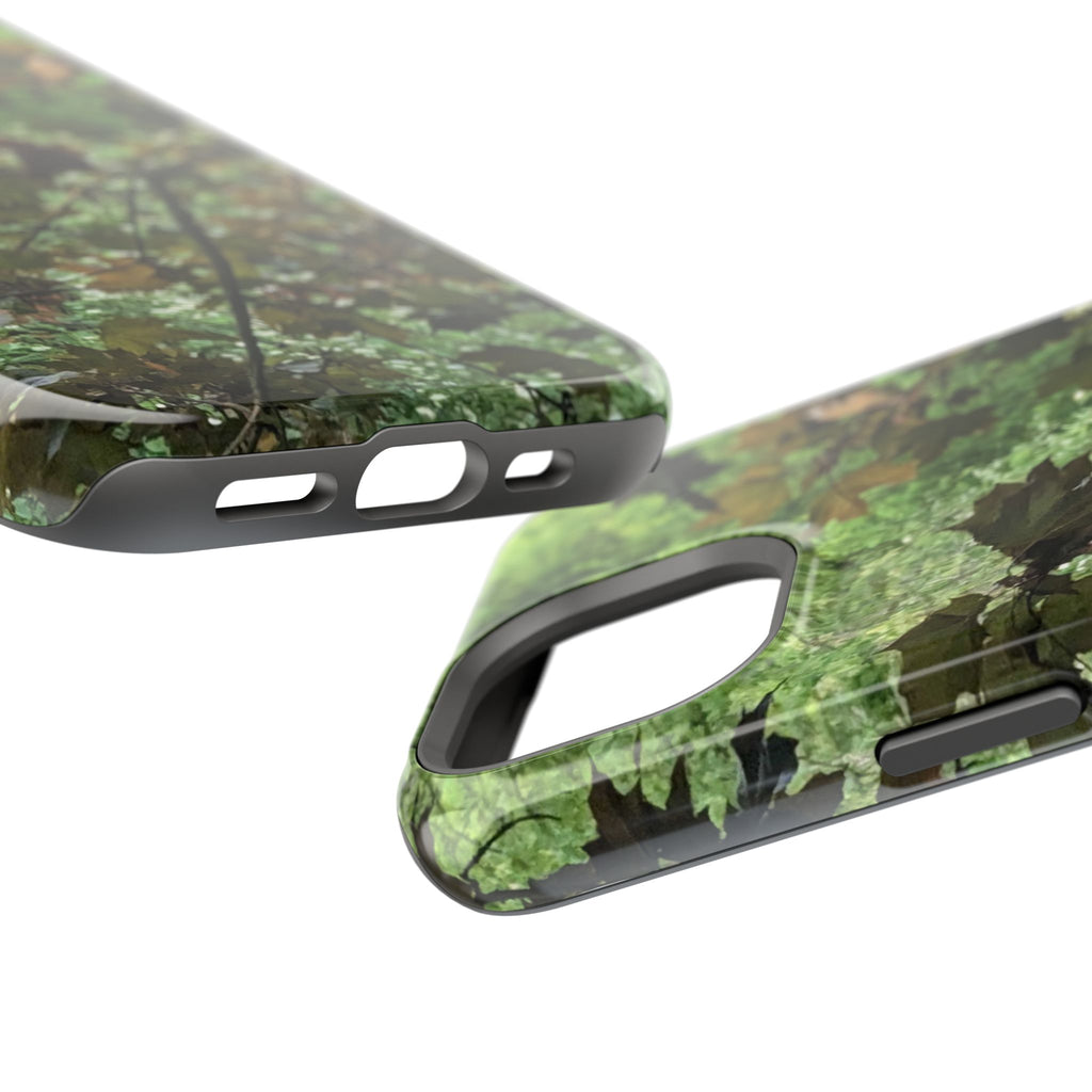Camo Woodland Phone Case — Magnetic Impact‑Resistant iPhone Cover