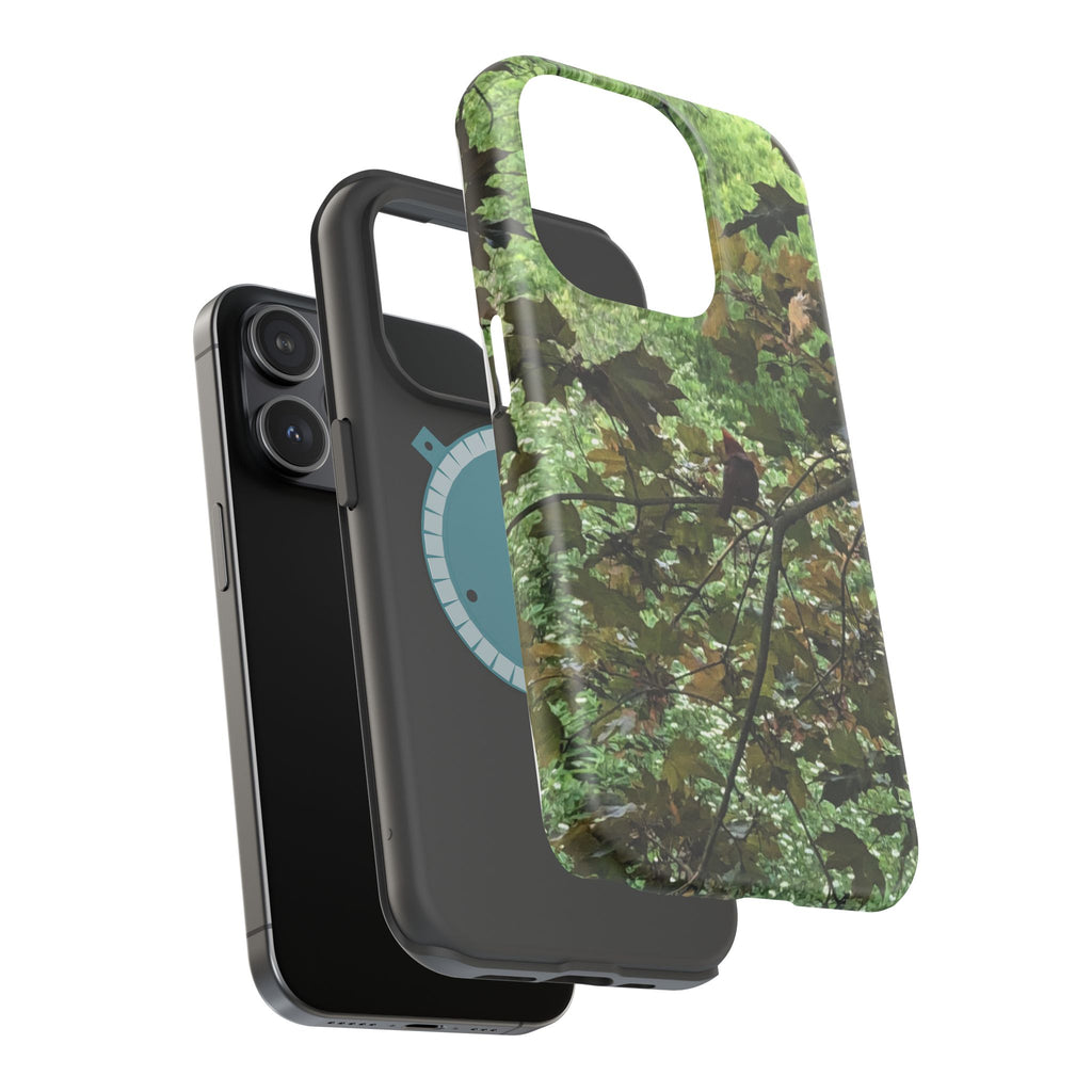 Camo Woodland Phone Case — Magnetic Impact‑Resistant iPhone Cover