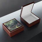 Woodland Deer Jewelry Box — Scenic Lake Reflection Keepsake Box