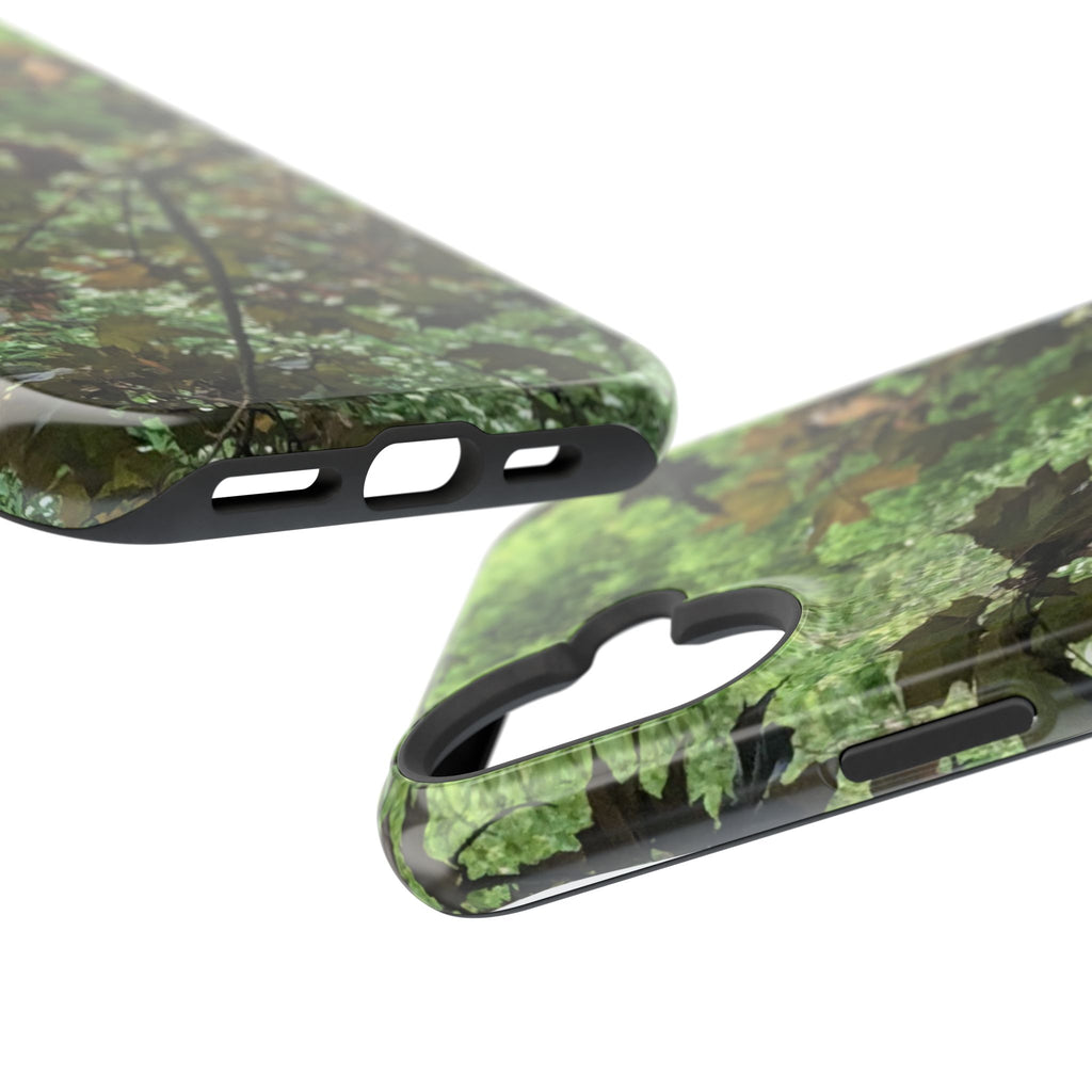 Camo Woodland Phone Case — Magnetic Impact‑Resistant iPhone Cover