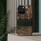Nature River Sunset Phone Case — Magnetic Impact‑Resistant