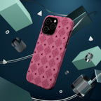 Pink Vintage Hearts Magnetic Impact-Resistant Phone Case