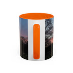 Sunset Silhouette In Derby, UK Coffee Mug — Scenic Tree Silhouette at Dusk (11/15oz)