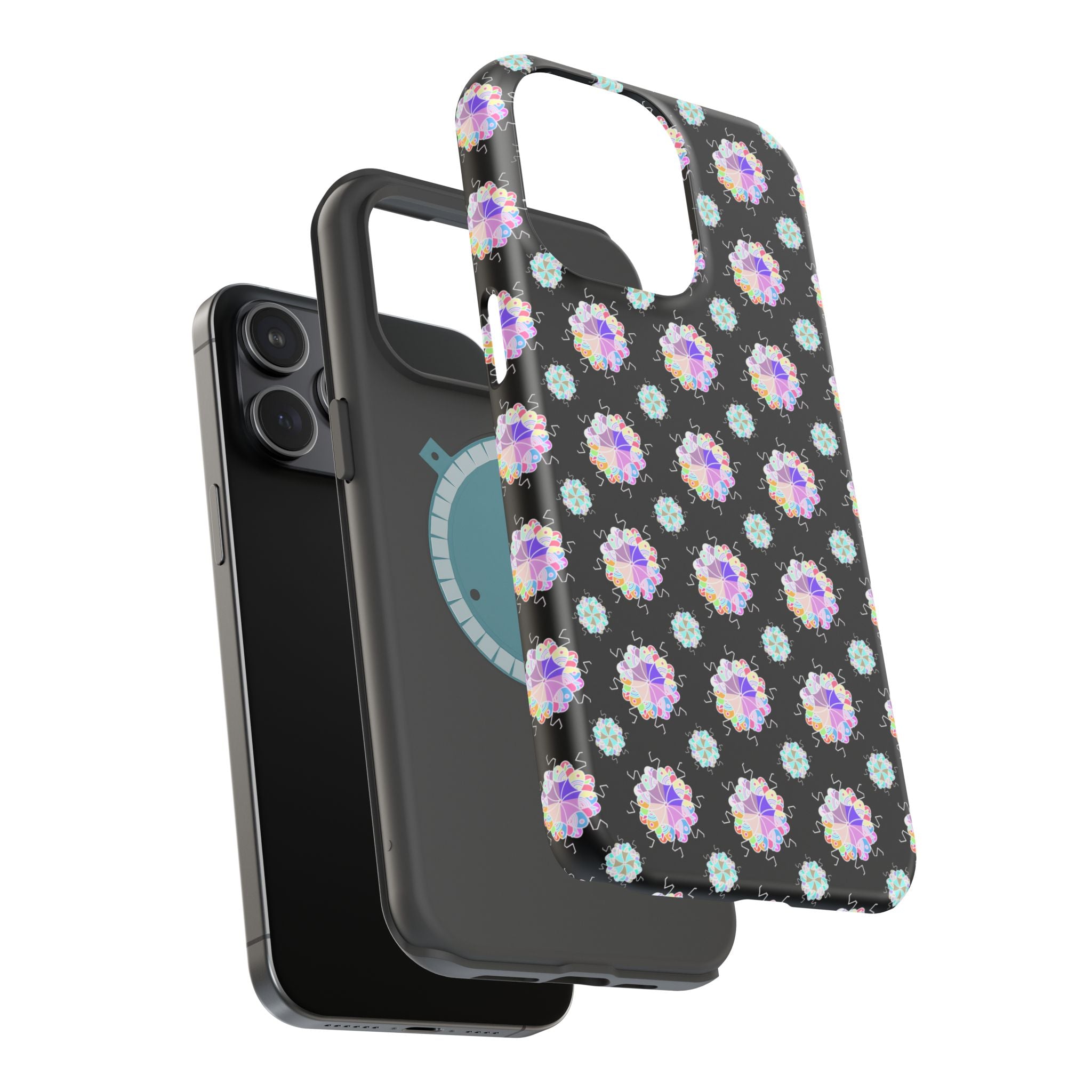 Floral Mosaic Magnetic Impact Phone Case