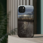 Phone Case — Moody Winter River Landscape Magnetic Impact-Resistant Case