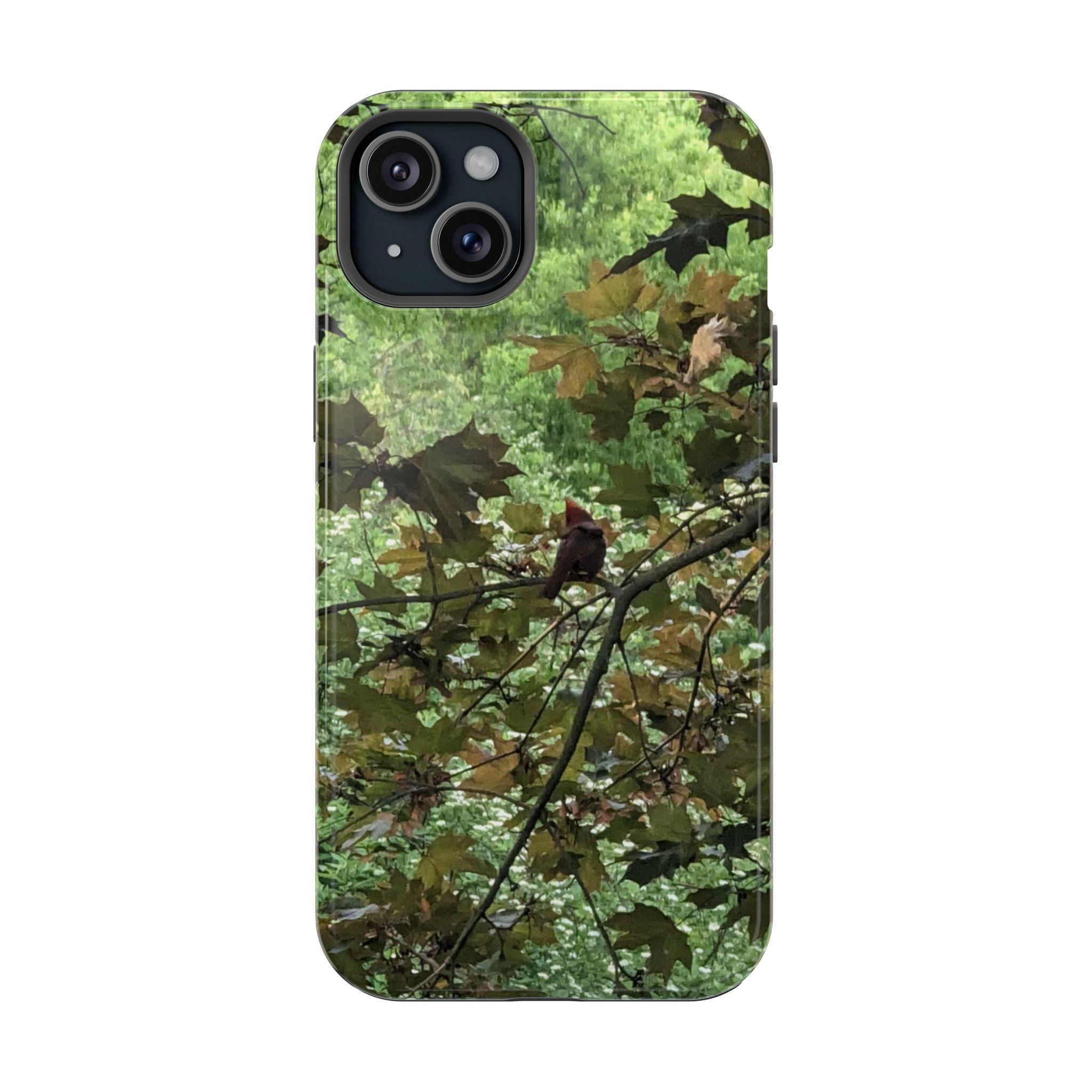 Camo Woodland Phone Case — Magnetic Impact‑Resistant iPhone Cover