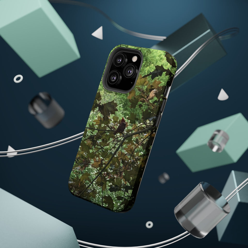 Camo Woodland Phone Case — Magnetic Impact‑Resistant iPhone Cover