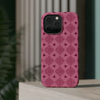 Pink Vintage Hearts Magnetic Impact-Resistant Phone Case