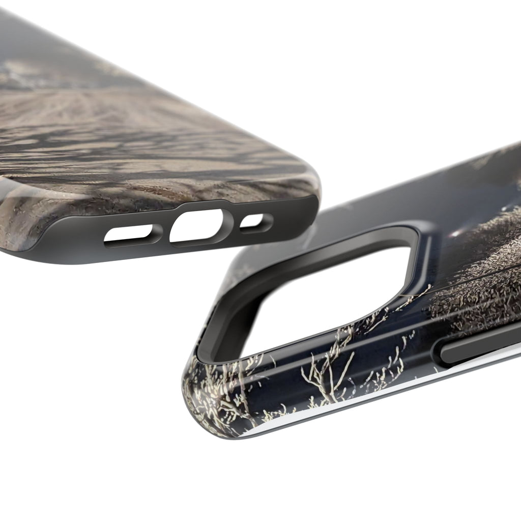 Winter Night Snow Road Magnetic Impact-Resistant Phone Case