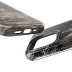 Winter Night Snow Road Magnetic Impact-Resistant Phone Case