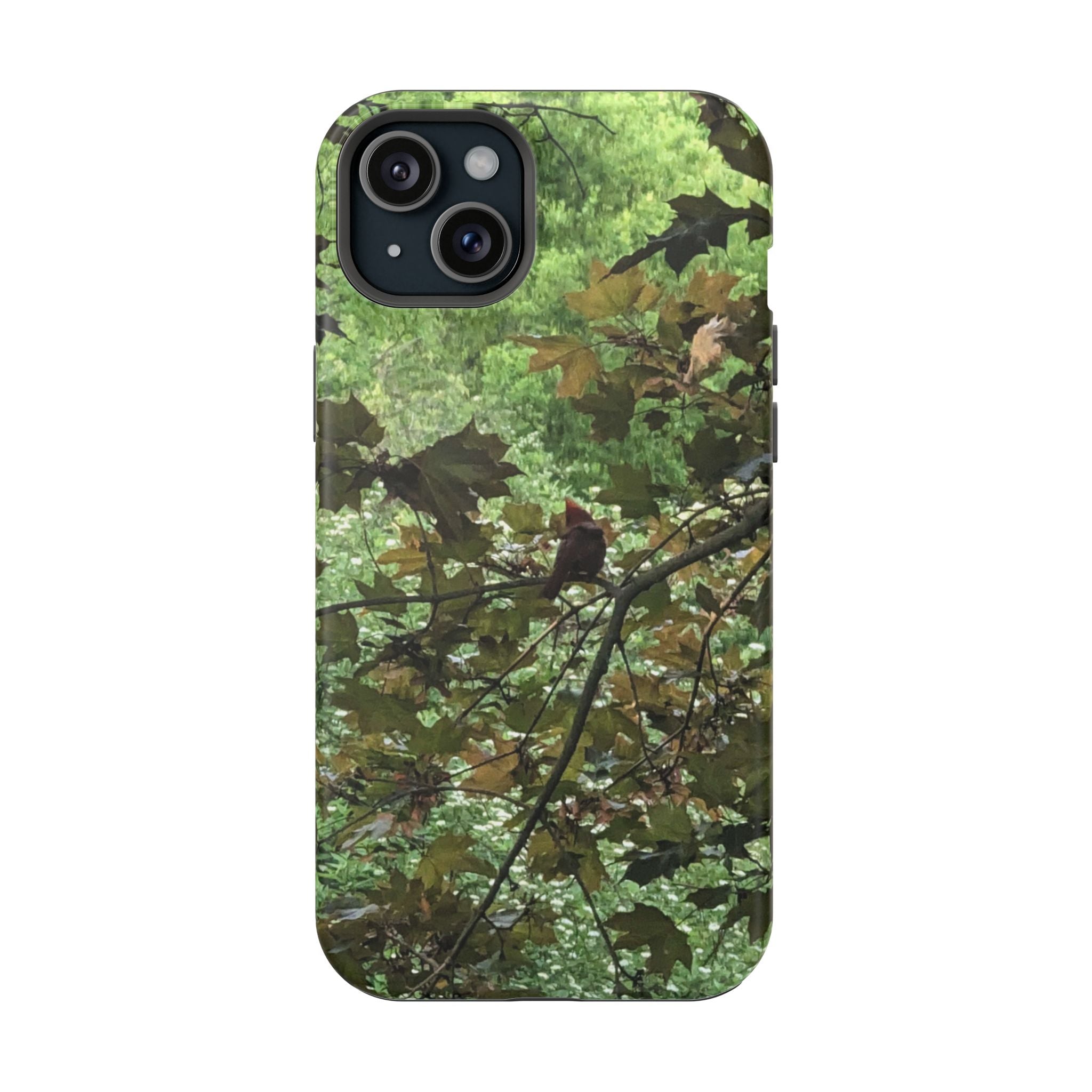 Camo Woodland Phone Case — Magnetic Impact‑Resistant iPhone Cover