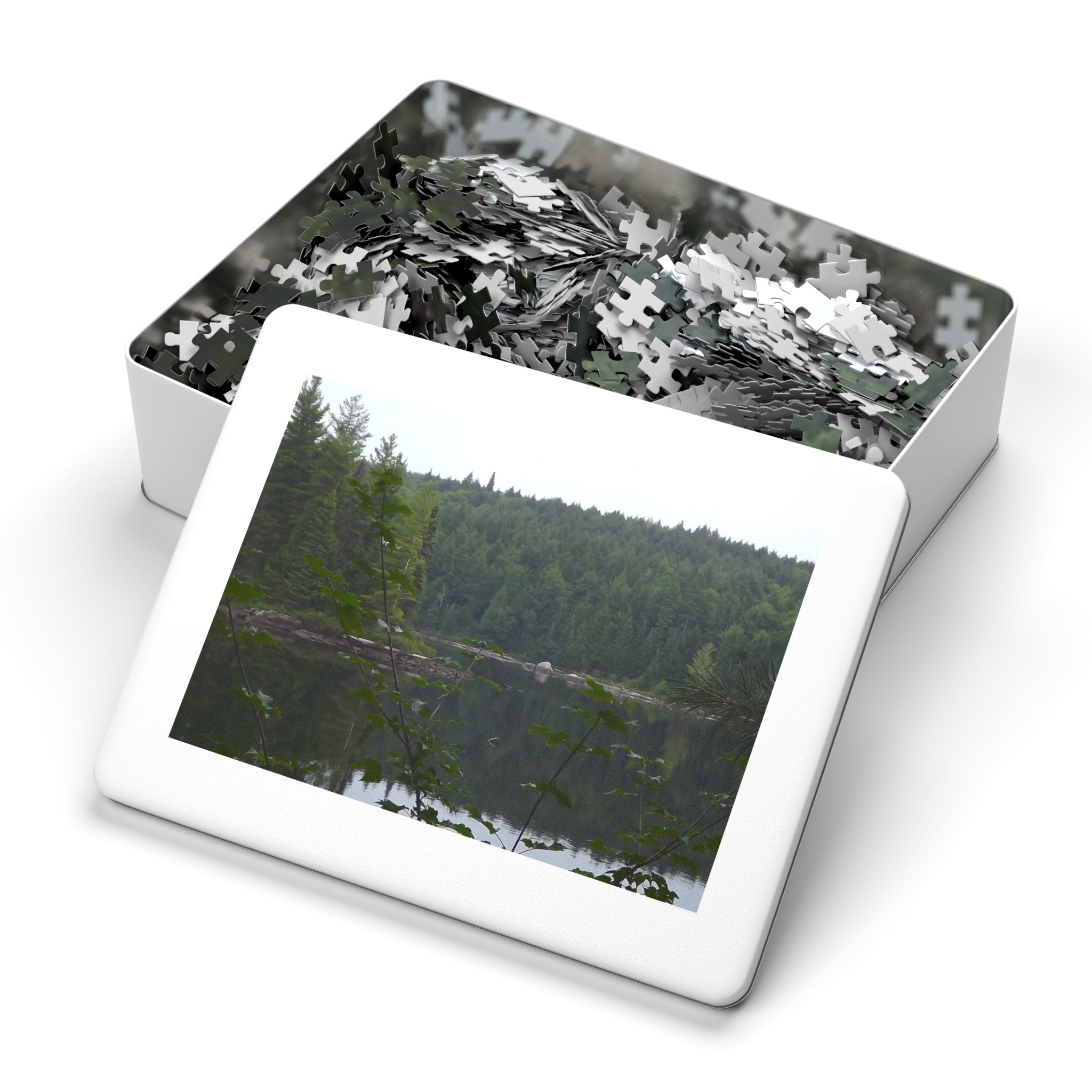 Lake Forest Landscape Jigsaw Puzzle