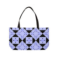 Weekender Tote Bag — Lavender Geometric Tile Pattern Beach & Travel Tote
