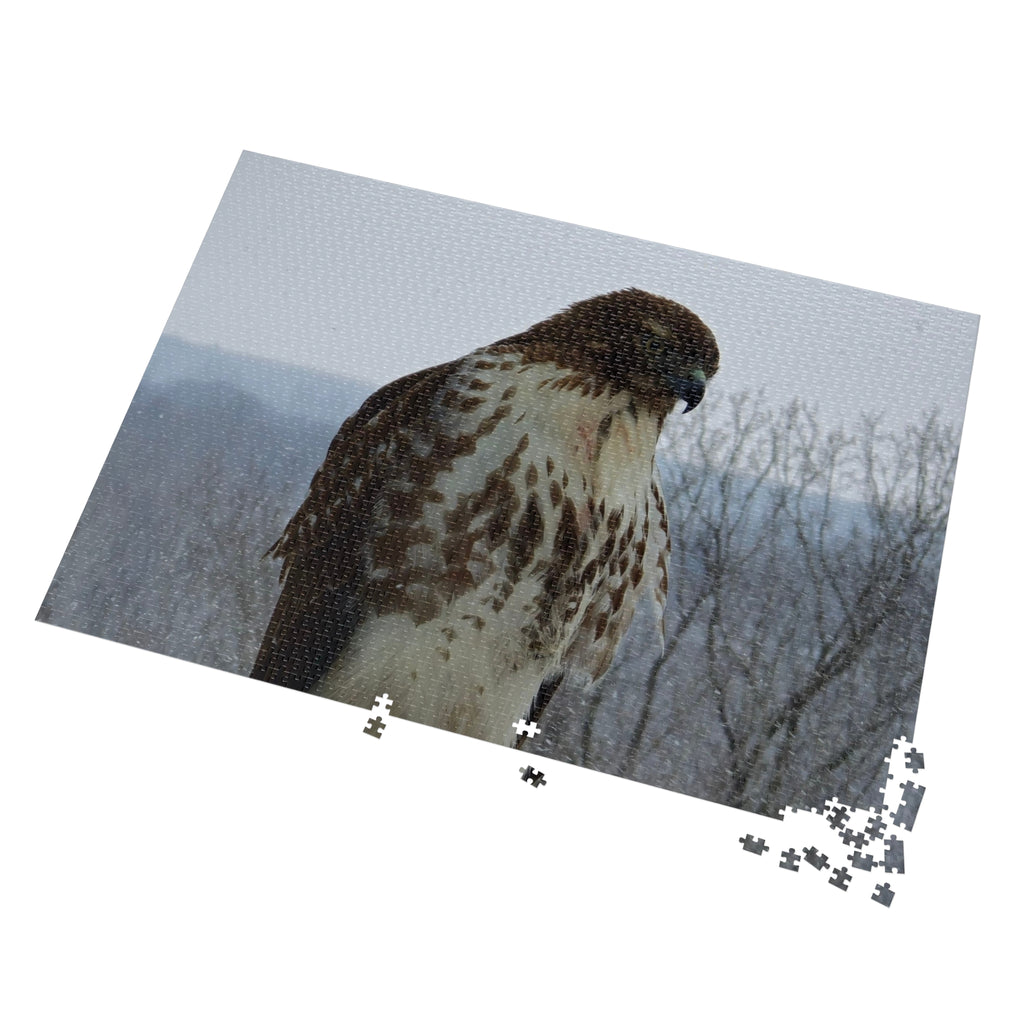 Hawk Photography Jigsaw Puzzle with Tin – Wildlife Puzzle